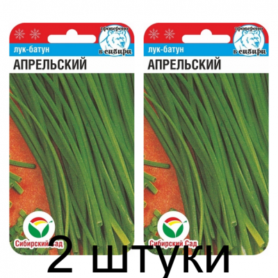 Лук Батун Апрельский 1гр (Сиб сад) - 2 штуки