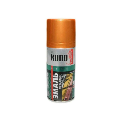 Эмаль аэроз. KUDO золото, 100г