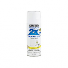 Краска аэроз.ULTRA COVER 2X глянц.белая, 340г