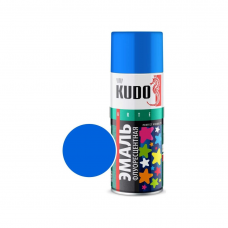 Эмаль аэроз. KUDO флуоресцентная голубая, 520мл