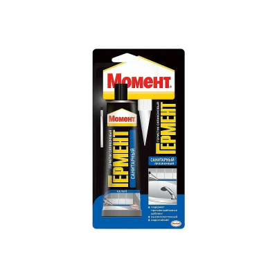 Герметик ГЕРМЕНТ силикон. санитарный белый, 70мл