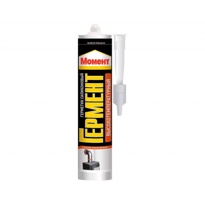 Герметик ГЕРМЕНТ силикон. высокотемпературный, 280мл