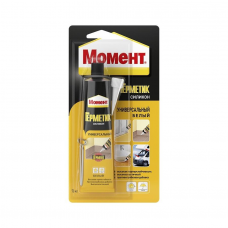 Герметик МОМЕНТ силикон. белый, 70мл