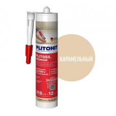 Герметик PLITONIT PlitoSil Premium силиконовый карамельный, 310мл
