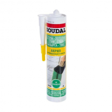 Герметик SOUDAL акриловый белый, 280мл