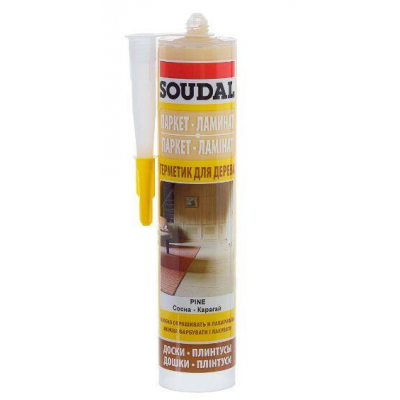 Герметик SOUDAL для паркета сосна, 280мл