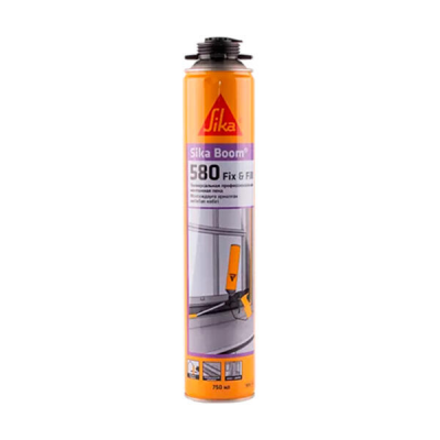 Пена монтажная Sika Boom 580 Fix & Fill профессиональная, 750мл