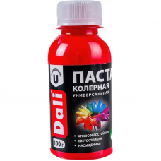 Паста колерная DALI универс. красный 0,1кг