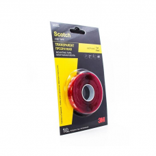 Лента двусторонняя прозрачная акриловая 100F 9мм*2м