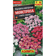 Маргаритка Монстроза, смесь сортов 0,05 г (Семена Аэлита)