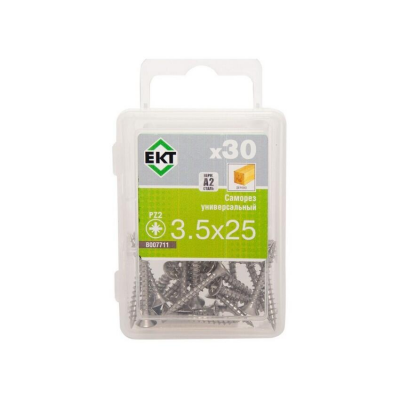 Саморез НЕРЖ.СТАЛЬ 3,5х25 универсальный (уп=30шт)_BOX