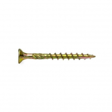 Саморез усиленный по дереву TORх30 6.0x140, потай, желт. цинк (с этик./1шт)