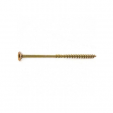 Саморез усиленный по дереву TORх40 8.0x280, потай, желт. цинк (с этик./1шт)