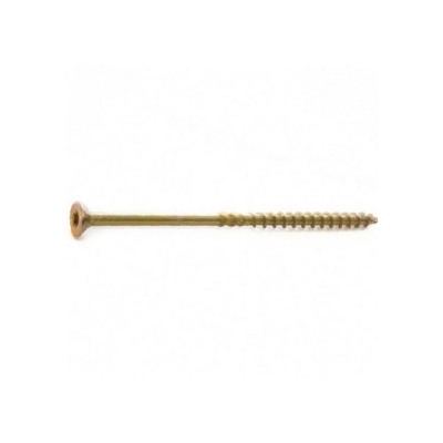 Саморез усиленный по дереву TORх40 8.0x280, потай, желт. цинк (с этик./1шт)