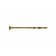 Саморез усиленный по дереву TORх40 8x280, прессшайба, желт. цинк (с этик./1шт)