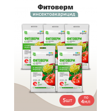 Фитоверм AVGUST Инсектоакарицид (4мл) -5шт