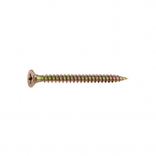 Саморез УНИВЕРСАЛЬНЫЙ желтый цинк по ДЕРЕВУ, ДСП, ПВХ 3,5x50 (уп=150шт)_BOX