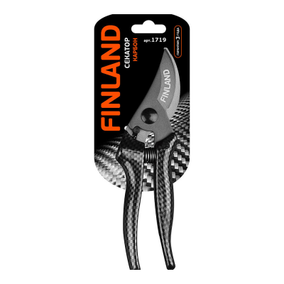 Секатор FINLAND Карбон 1719 плоск.