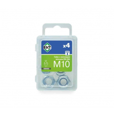 Гайка с контрящим кольцом цинк М10, DIN 985, прочн.8 (уп=4шт) B006669_BOX