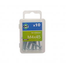 Винт мебельный 4х45 шлиц KOMBI, цинк (уп=10шт) B006639_BOX