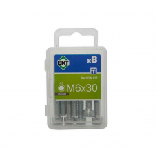 Винт 6х30 с цил.гол.и внутр.шестигр.,цинк, прочн.8.8 DIN912 (1уп=8шт) B006484