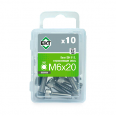 Винт с цилиндр. гол. и внутр. шестигр. M6х20, DIN912, НЕРЖ.СТ., ЕКТ (уп=10шт)