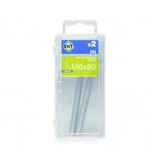 Болт 6-гранный 8х 80, цинк, прочн. 8.8 DIN 933 (ГОСТ 7798-70) (уп=2шт)