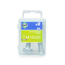 Болт 6-гранный 10х 50, цинк, прочн. 8.8 DIN 933 (уп=2шт)