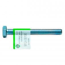 Болт 6-гранный М12х100/100 (ГОСТ 7798-70), пр. 8.8, цинк, DIN933 ЕКТ (эт./1шт)