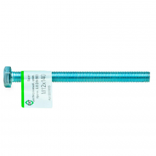 Болт 6-гранный М12х140, прочн. 8.8, цинк, DIN933 ЕКТ (с этик./1шт)