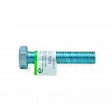 Болт 6-гранный М20х100, прочн. 8.8, цинк, DIN933 ЕКТ (с этик./1шт)