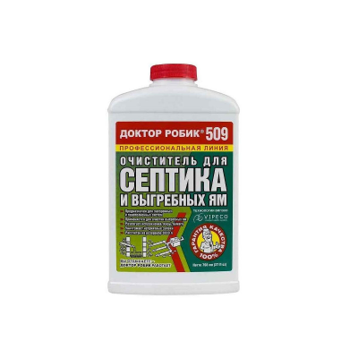 Средство Доктор Робик 509 для септиков и выгребных ям (798мл)