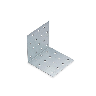 Уголок крепежный оцинк. равностор. 80x80x80x1,5мм KUR-80-80x1,5 (уп=8шт)