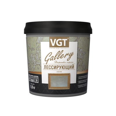 Состав VGT Gallery лессирующий матовый, 0,9кг