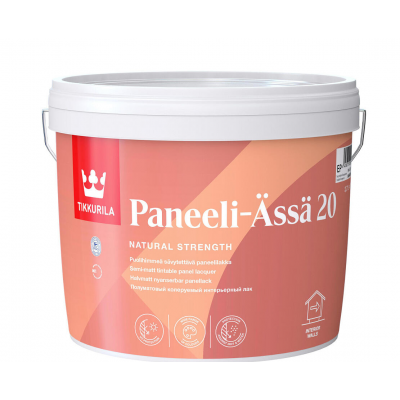Лак Tikkurila Paneeli-Assa полуматовый, 2,7л