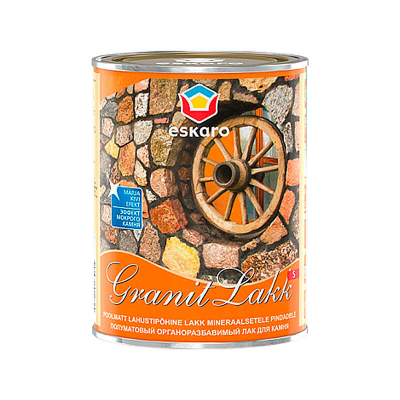Лак Eskaro Granit Lakk S полуматовый, 1л