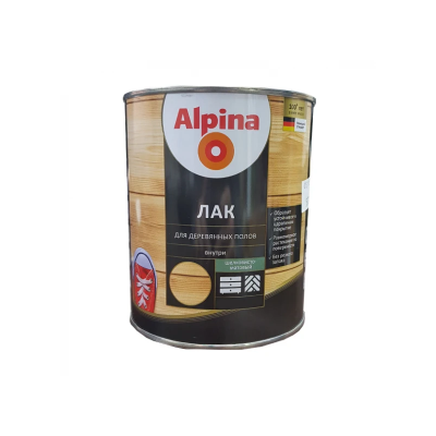 Лак Alpina алкидн.для деревянных полов шелковисто-матовый, 2,5л