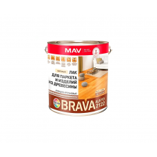 Лак BRAVA АУ-2122 паркетный алкидно-уретановый матовый, 2,3кг