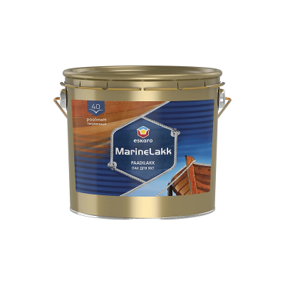 Лак Eskaro Marine lakk 40 полуматовый, 2,4л