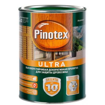 Лазурь влагостойкая Pinotex Ультра Орегон, 2,5л