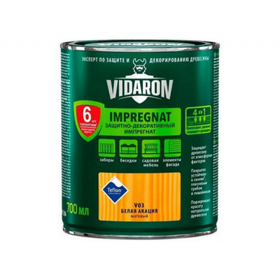 Пропитка Vidaron Импрегнат акация белая, 0,7л