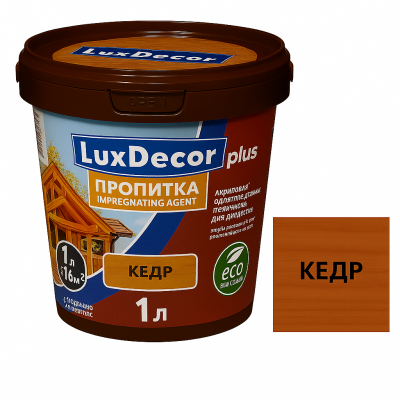 Пропитка LuxDecor Униселл кедр, 1л