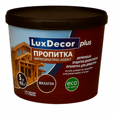 Пропитка LuxDecor Униселл махагон, 5л
