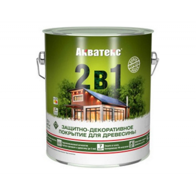 Антисептик АКВАТЕКС 2в1 белый, 2,7л