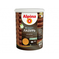 Лазурь Alpina АКВА для дерева Рябина, 0,9л
