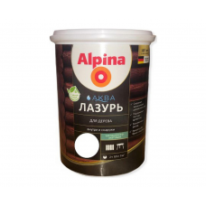 Лазурь Alpina АКВА для дерева Белый, 0,9л