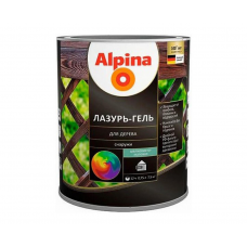 Лазурь-гель Alpina алкидый для дерева шелк.-матовый бесцветный, 0,75л