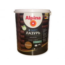 Лазурь Alpina АКВА для дерева Палисандр, 2,5л