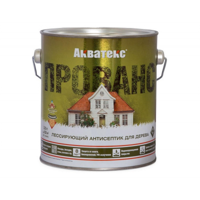 Антисептик АКВАТЕКС ПРОВАНС белый, 2,5л