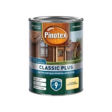 Пропитка-антисептик Pinotex Classic Plus 3 в 1 бесцветная, 0,9л
